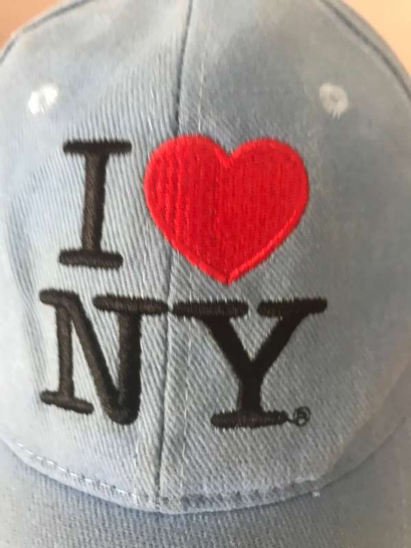 I  NY (New York) cap blue