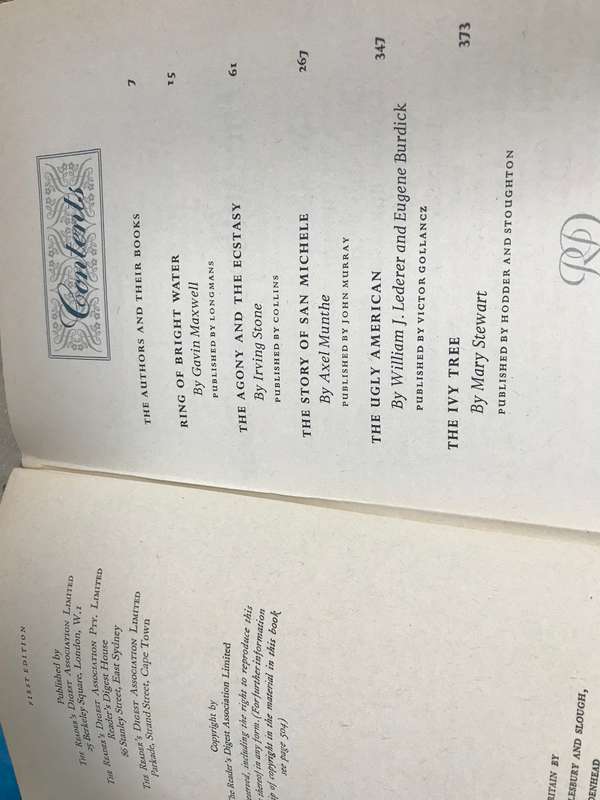 1st edition lot 3 books Readers Digest