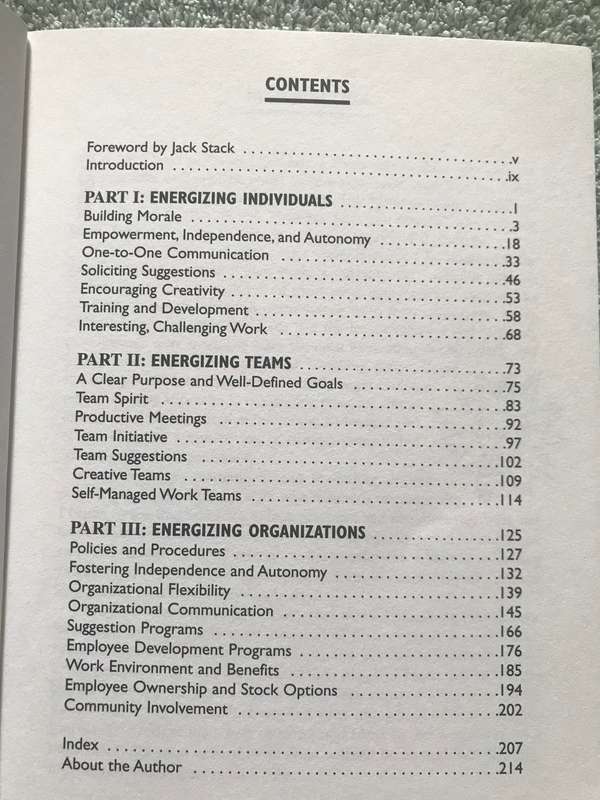 1001 Ways to Energize Employees by Nelson