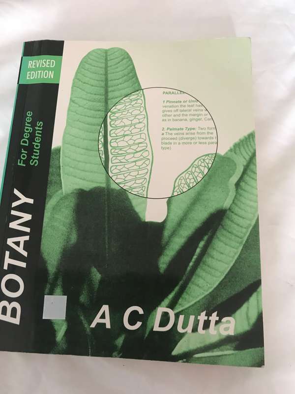 Botany for Degree Students Revised Edition A C Dutta