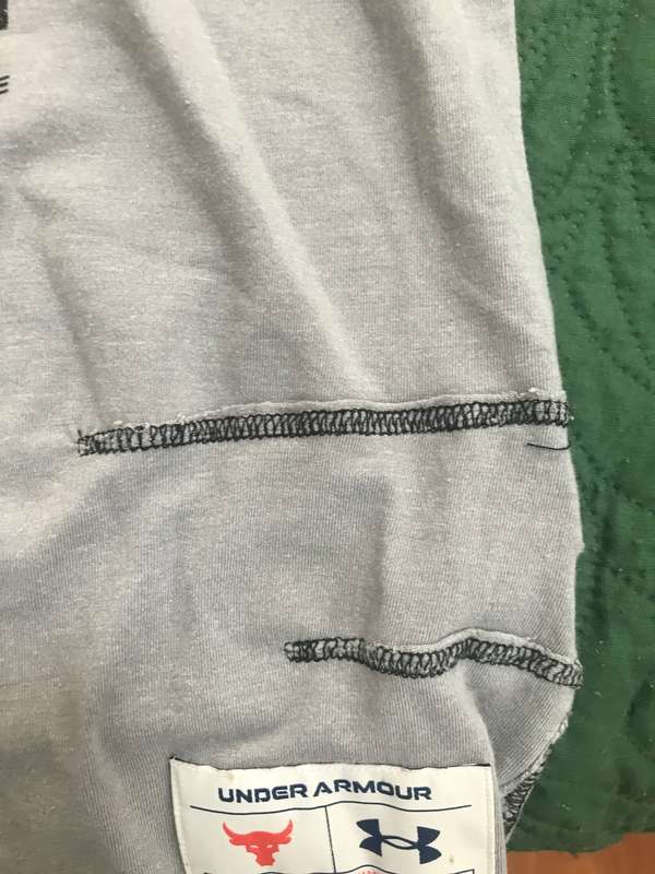 Under Armour Project Rock Brahma Blood Sweat Respect Grey T-shirt Adult Medium
