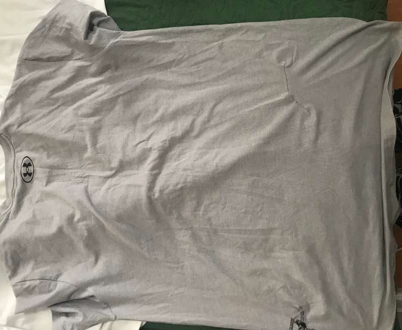 Under Armour Project Rock Brahma Blood Sweat Respect Grey T-shirt Adult Medium