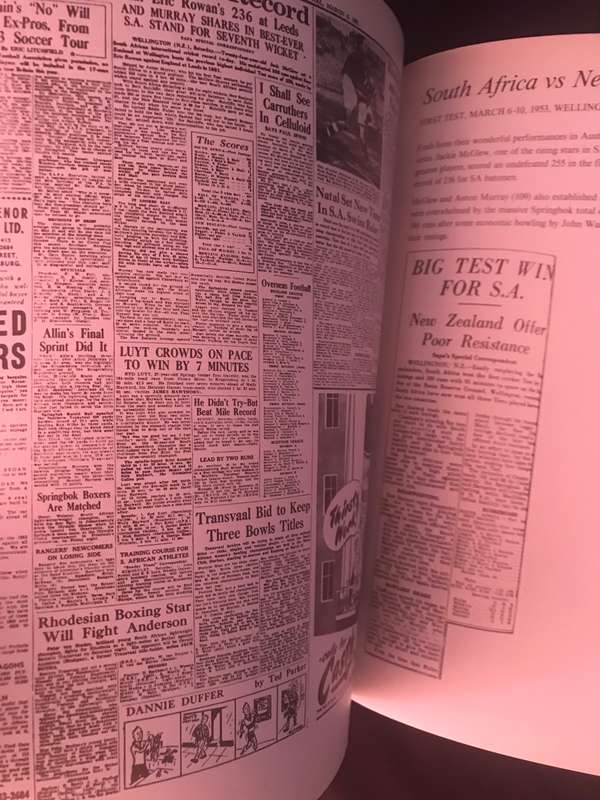 Great Springbok cricket tests 100 years of headlines a cricket centenary scrapbook