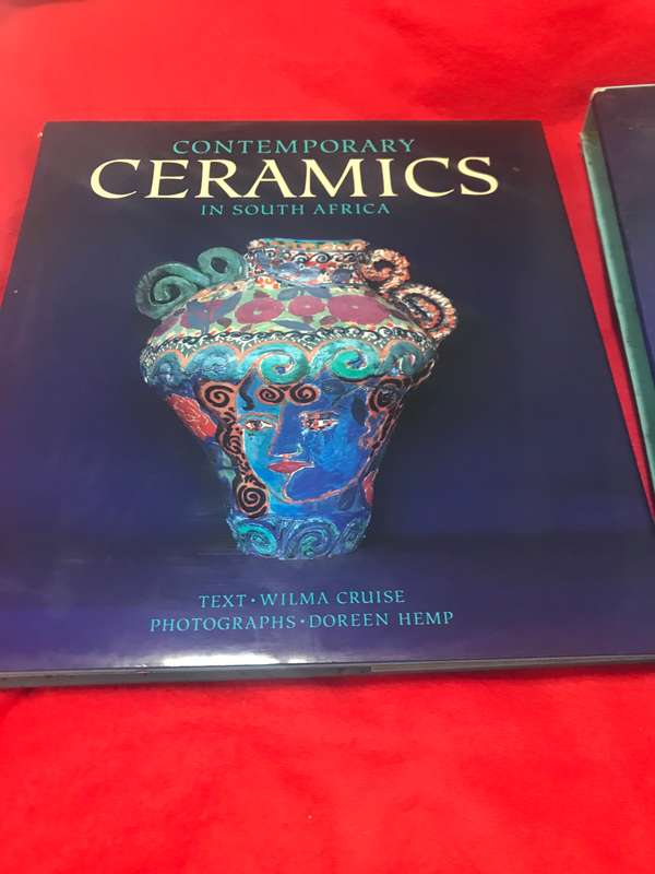 Contemporary South African Ceramics by. Wilma Cruise book inside casing