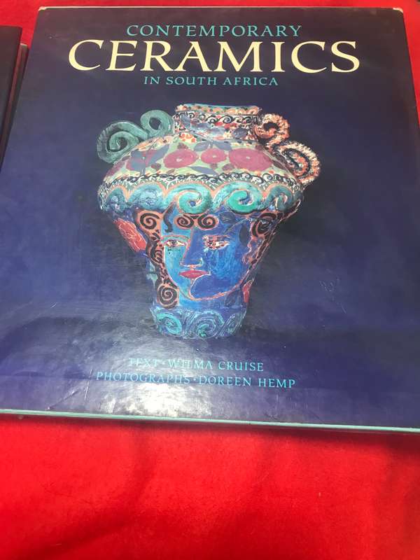 Contemporary South African Ceramics by. Wilma Cruise book inside casing