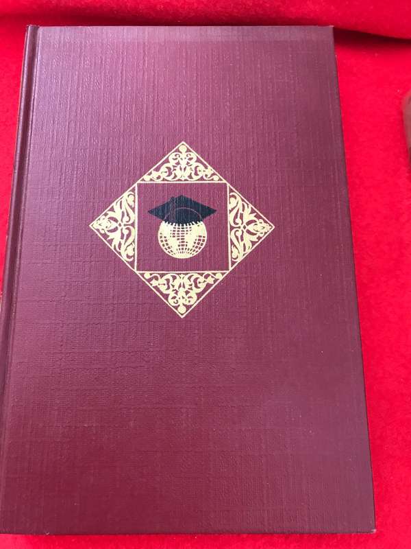 NEW MASTER'S PICTORIAL ENCYCLOPEDIA SET 2 books Volume  1 & Volume  2 1964