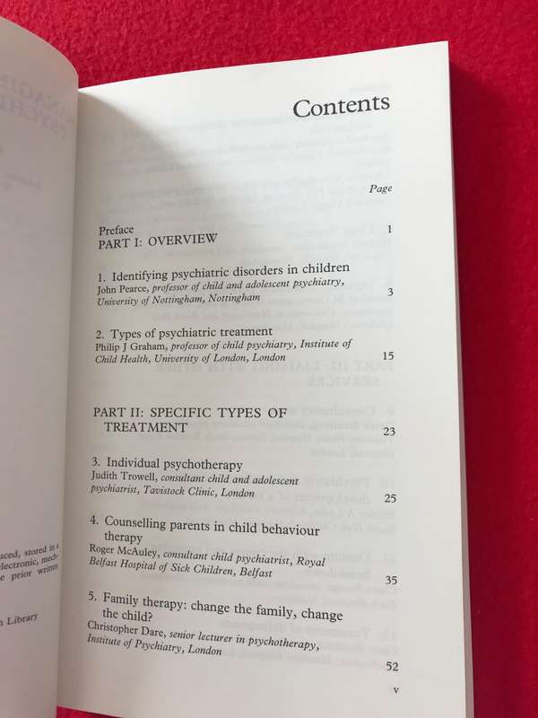 Managing Children with Psychiatric Problems
