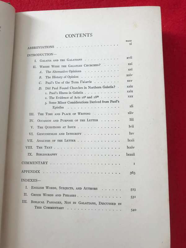 THE INTERNATIONAL CRITICAL COMMENTARY on Epistle to the Galatians by Ernest de witt burton