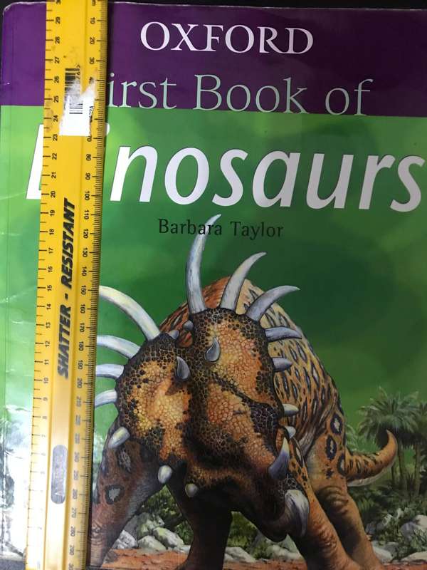 Oxford First Book of Dinosaurs with 3 dinosaurs  by Barbara Taylor
