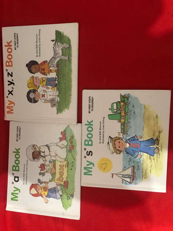 My first steps to reading by Moncure Lot 3 books