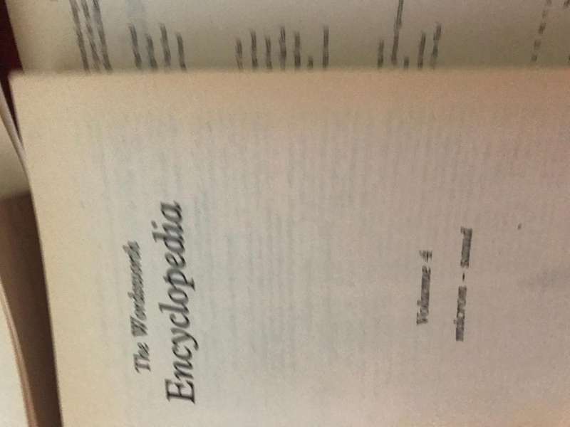The Wordsworth Encyclopedia (5 volume) 1995