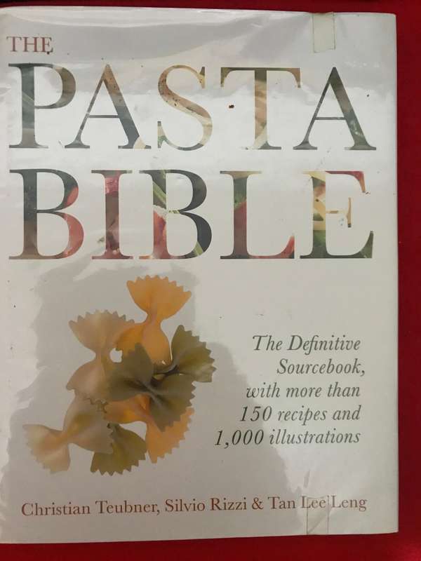 The Pasta Bible Hardcover And Pasta Cookbook (Fatti's and Moni's) Lot 2