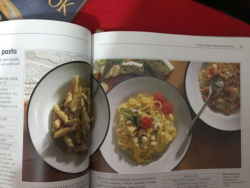 The Pasta Bible Hardcover And Pasta Cookbook (Fatti's and Moni's) Lot 2