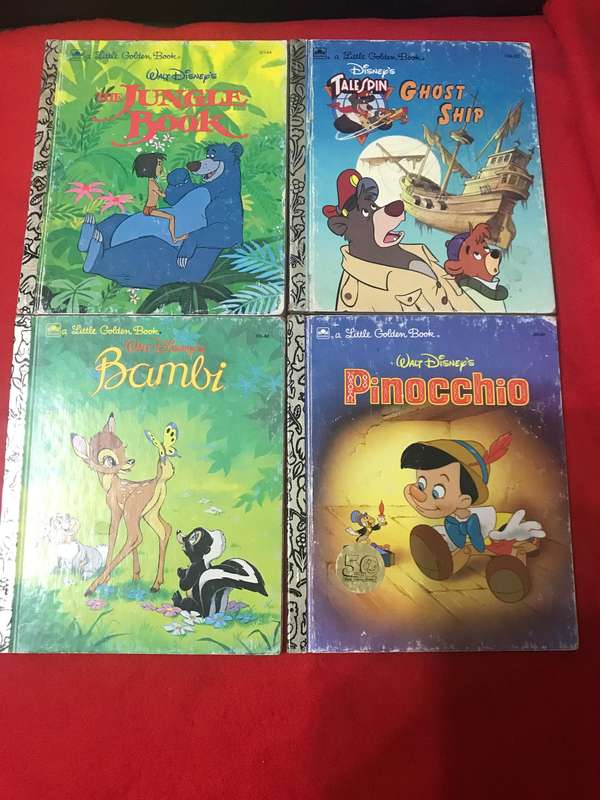 World Disney a Little Golden book lot of 4