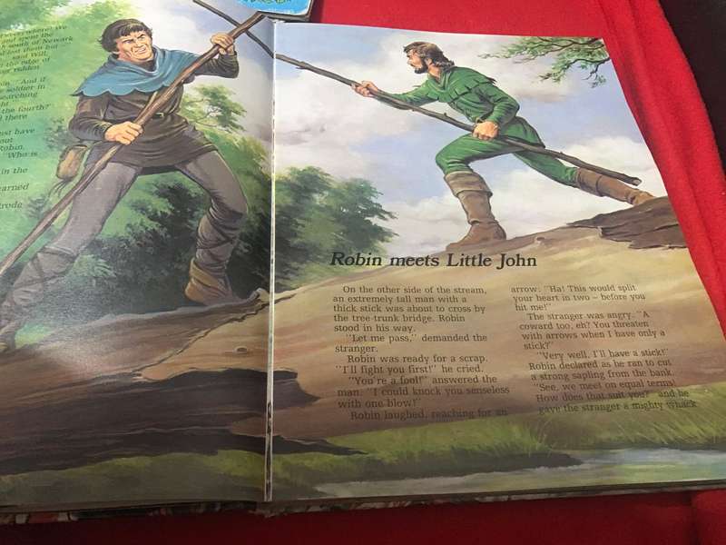 Robin Hood | by Rosalind Sutton, 1979 Brimax hardcover, rare | Illustrated childrens fairy tale pic