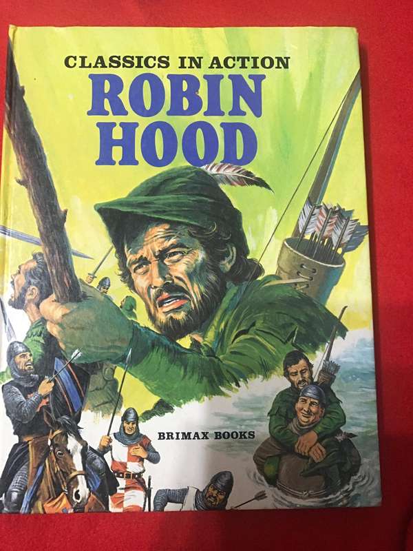 Robin Hood | by Rosalind Sutton, 1979 Brimax hardcover, rare | Illustrated childrens fairy tale pic