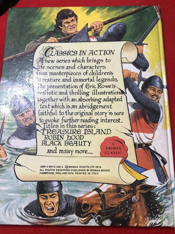 Robin Hood | by Rosalind Sutton, 1979 Brimax hardcover, rare | Illustrated childrens fairy tale pic