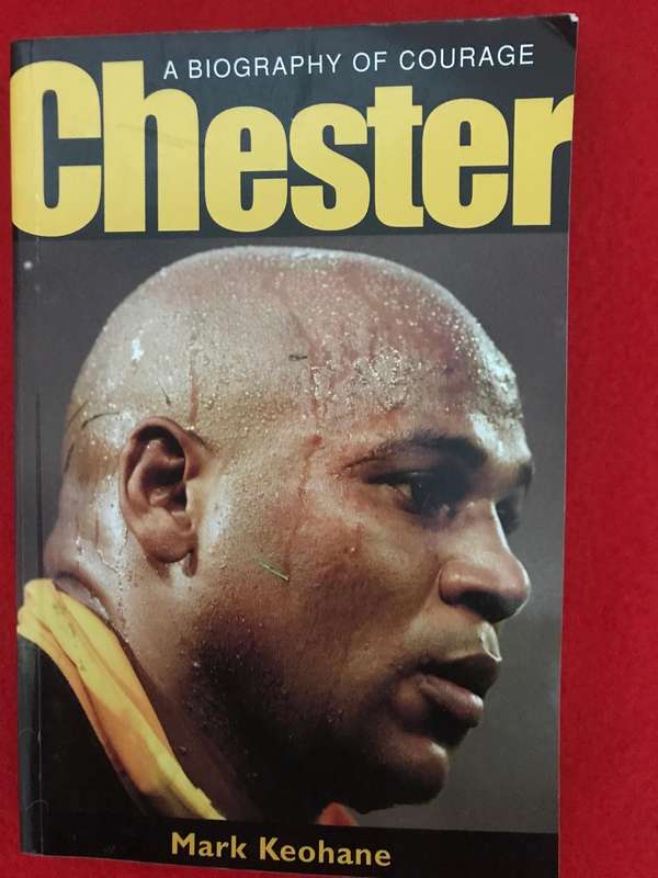 A Biography of courage Chester and Touchlines and Deadlines: A Compendium of South African Sports Wr