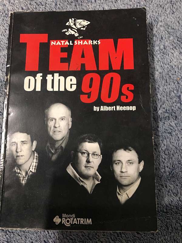Natal Sharks Team of the 90s Albert Heenop