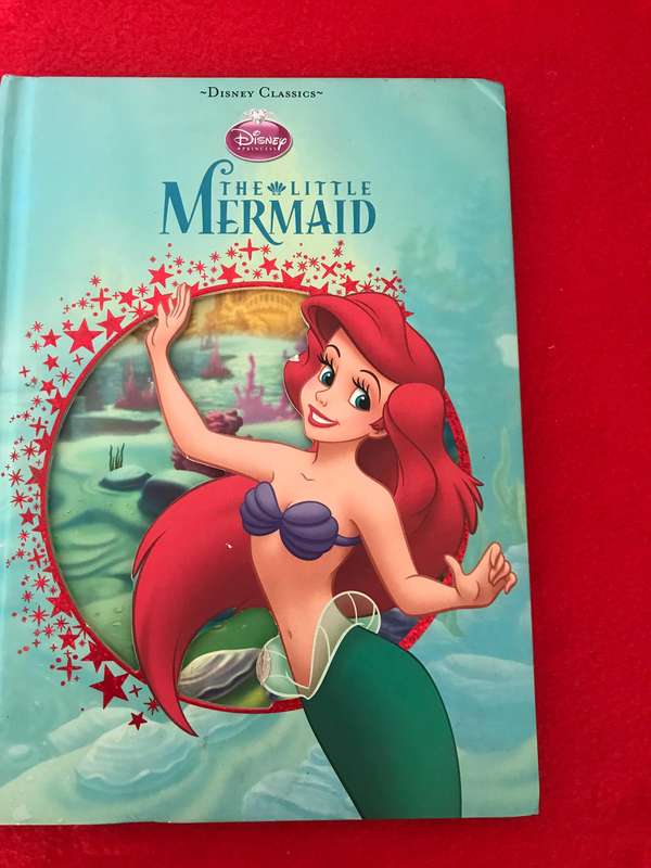 The Little Mermaid x 2 books and added fizzy moon bear 