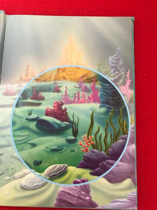 The Little Mermaid x 2 books and added fizzy moon bear 