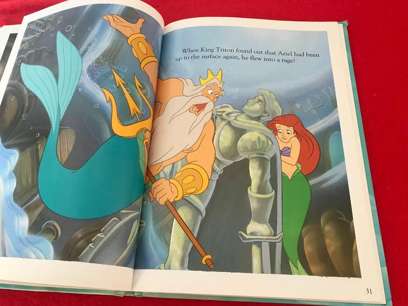 The Little Mermaid x 2 books and added fizzy moon bear 