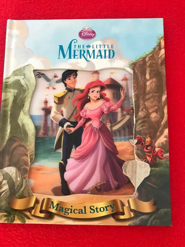 The Little Mermaid x 2 books and added fizzy moon bear 