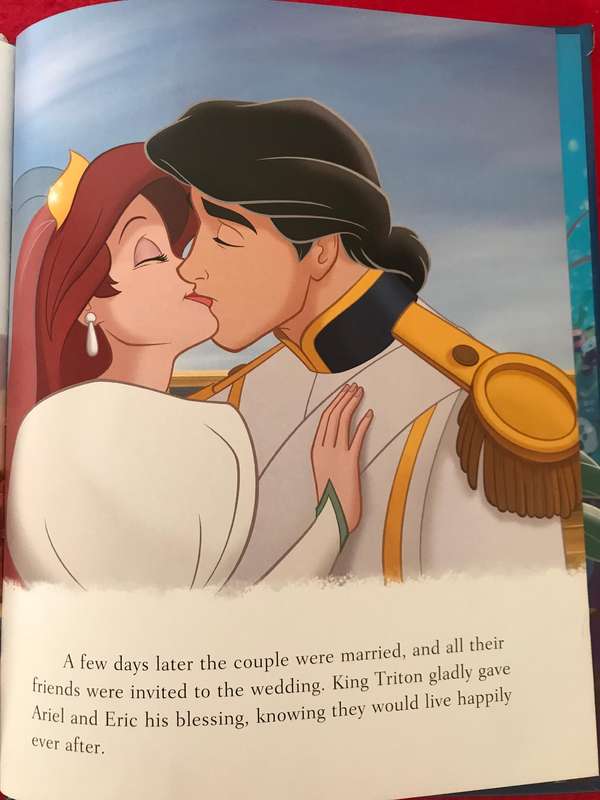 The Little Mermaid x 2 books and added fizzy moon bear 