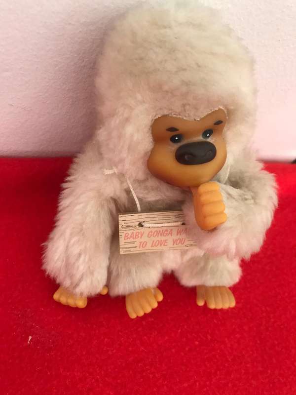 Baby Gonga Monkey Ape  Plush Thumb Sucker Gorilla
