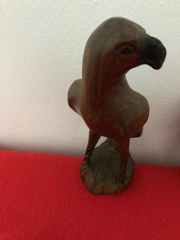 Monkeys  Statues In Wood and Hand crafted wooden Eagle 