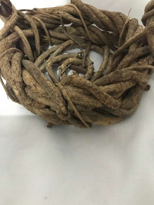 RUSTIC WOVEN TWIG WOOD BASKET