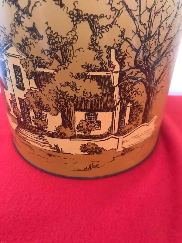 Huge Vintage Storage Tin 33 cm long