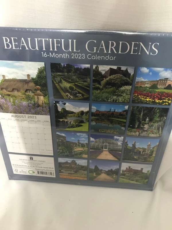 Beautiful Gardens 2023 Calendar Sealed new