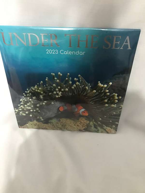 Under the Sea 2023 calendar Sealed new