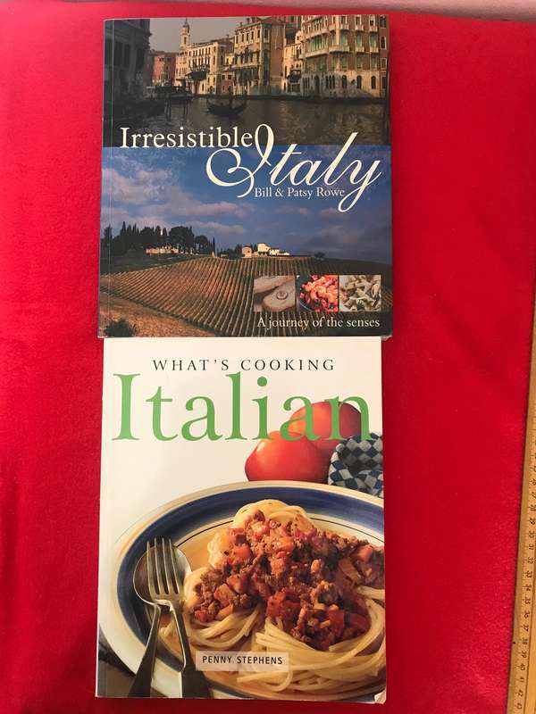 Italian cookbooks x 2