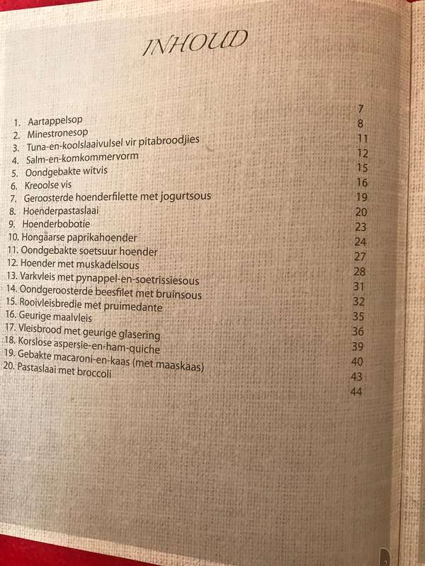 Lekker vinnig geregte x 4 boeke