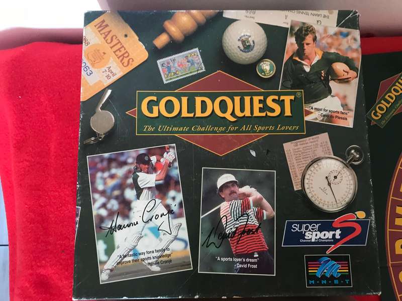 ORIGINAL BOXED VINTAGE SUPERSPORT GOLDQUEST BOARD GAME