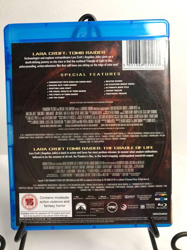 Blu-ray Lara Croft Tomb Raider 2-Movie Collection