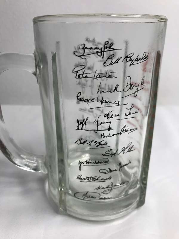 Rugby BRitish and Irish LIons Tour 1968 Team signed Mug Rare