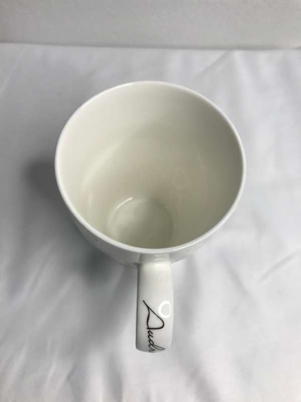 Audrey Hepburn Coffee Cup Photo and Signed Name Inscription Breakfast at Tiffanys