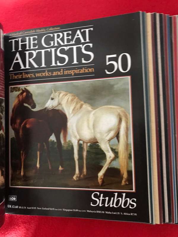 The Great Artists Their lives, works and inspiration 49-62 and 65-80 and 17-32
