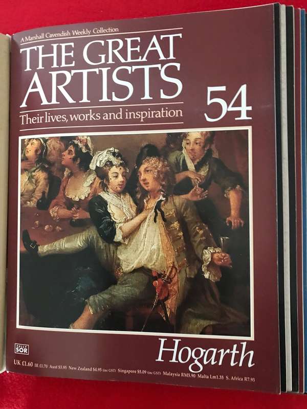 The Great Artists Their lives, works and inspiration 49-62 and 65-80 and 17-32