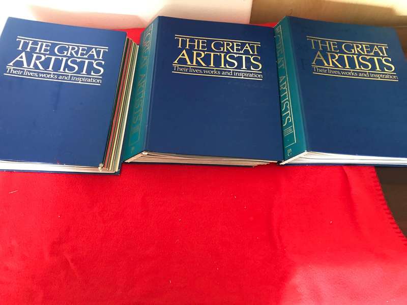 The Great Artists Their lives, works and inspiration 49-62 and 65-80 and 17-32