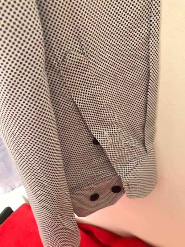 Set of 3 ,Long Sleeve Shirt Men Size L Blue Pattern Toyota Gear Corporate Attire Rare