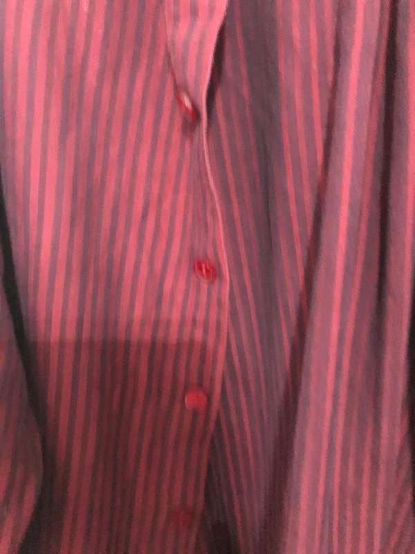 J-Crew XL Pure Cotton shirt long sleeve red stripe