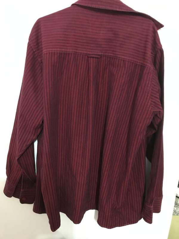 J-Crew XL Pure Cotton shirt long sleeve red stripe
