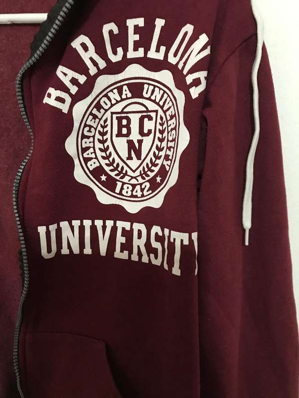 Hoodie print Barcelona University medium