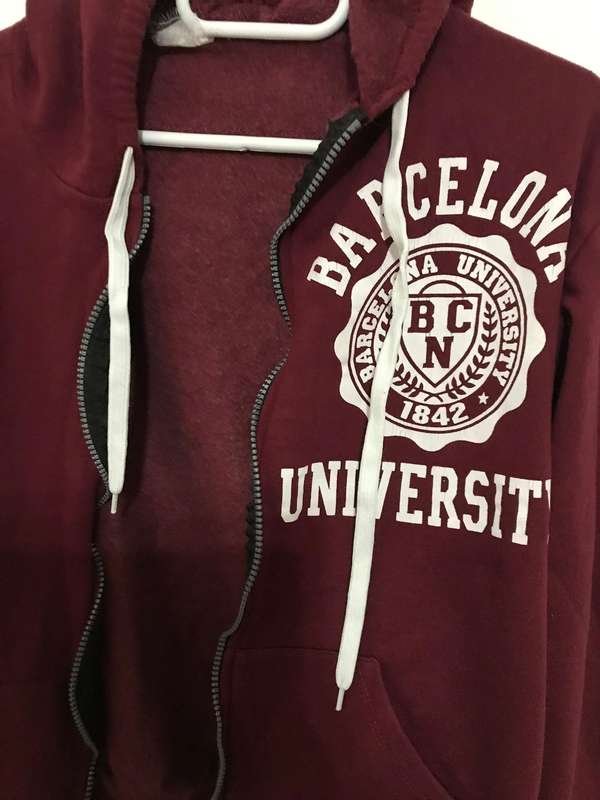Hoodie print Barcelona University medium