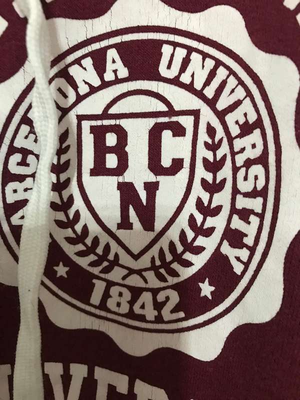 Hoodie print Barcelona University medium