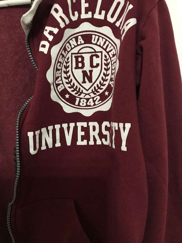 Hoodie print Barcelona University medium